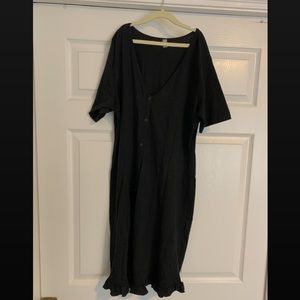 Black ASOS maternity dress